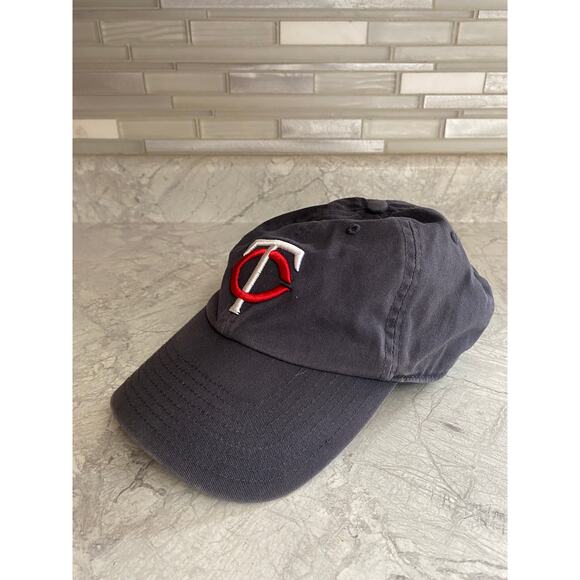 Minnesota Twins Faded Blue '47 Brand Strapback Hat - Picture 1 of 9